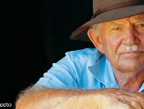 Portrait of R.M. Williams shot by David Seeto